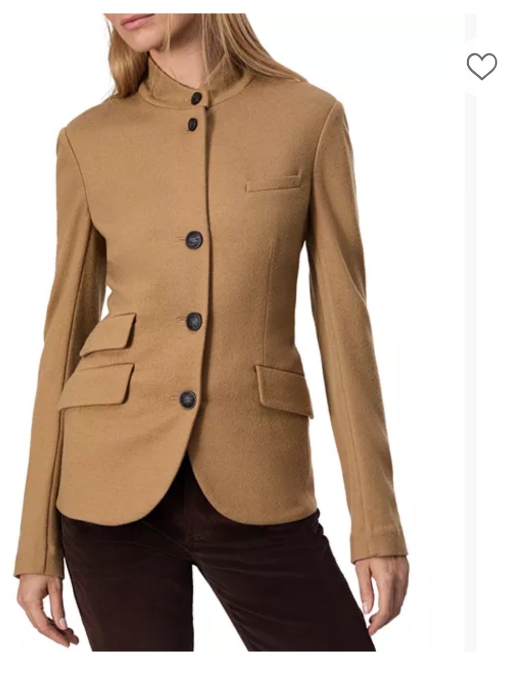 Rag & Bone Camel Slade Ponte Blazer